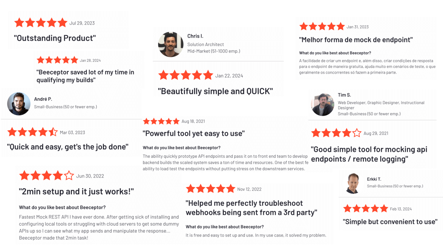 beeceptor product reviews on G2